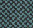 Warwick geometry fabric collection - brown and blue