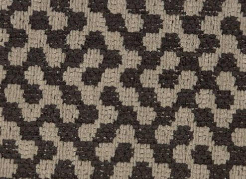Warwick geometry fabric collection - dark and light brown