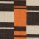 Warwick geometry fabric collection rhombus - brown and orange