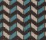 Warwick geometry fabric collection prism - black, white and blue