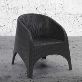 black indoor chair from the apollo collection
