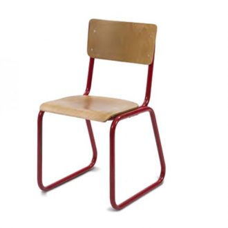 classic design sled base school style chair